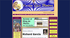 Desktop Screenshot of marialuzdivina.com